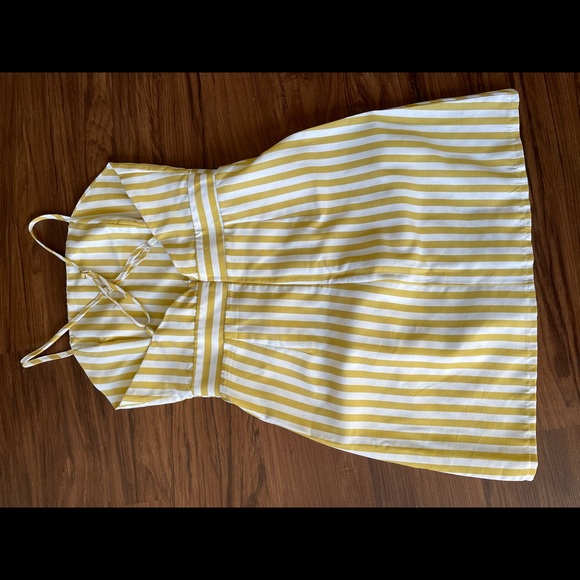 Yellow Striped Summer Dress (S) - Picture 12 of 12